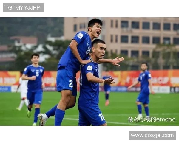 亚青赛精彩对决中国队迎战乌兹别克斯坦队全力争胜